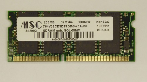 Dimm 256mb sdram 133mhz - so-dimm,