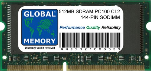 512mb pc100 100mhz - pc100, 144-pin