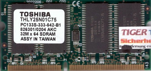 Toshiba thly25n01c75 pc133 - toshiba,