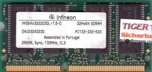 Infineon hys64v32220gdl d - infineon, hys64v32220gdl-7.5-d